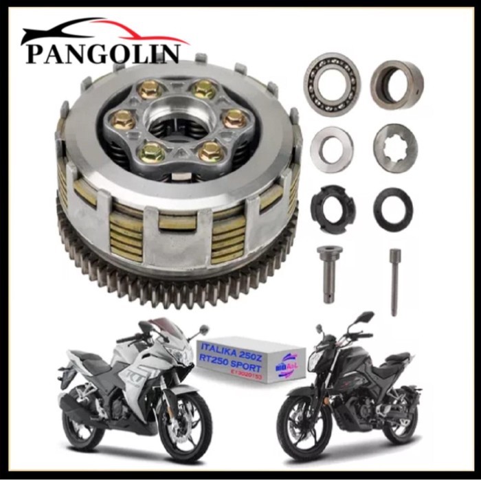 Clutch Assembly Italika 250SZ Dt200 Dt250 Ft200 Motorcycle Parts Engines Engine Parts Engines Motor
