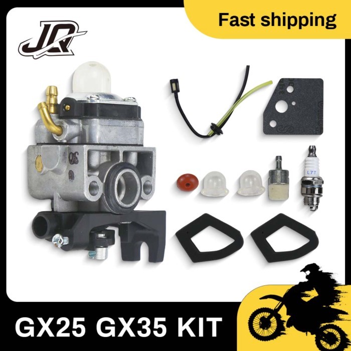 Carburetor Kit for Honda GX25 GX35 HHT35 GX25 FG110 HHT25S WYB-16C 16100-Z0H-053 1.3hp Carb Hedge T