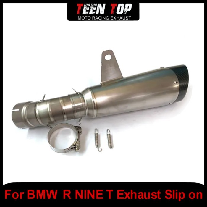 Motorcycle Exhaust Escape Full Systems Muffler For BMW R NINE T Slip on Exhaust Titanium Alloy R ni