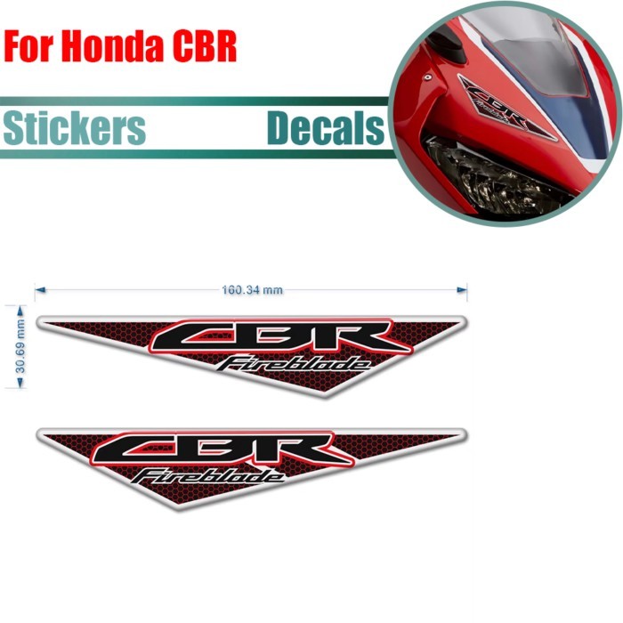 For Honda CBR 600 650 1000 R F RR Emblem CBR1000RR CBR650F CBR600RR CBR650R Motorcycle Sticker Moto