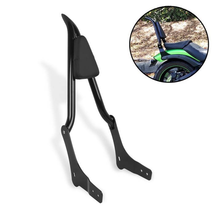 For Kawasaki Vulcan 650 S EN650 VN650 S650 Detachables Backrest Rear Sissy Bar Luggage Rack Pad EN6