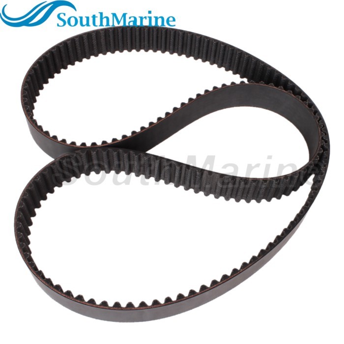 Boat Engine 69J-46241-00 01 18-15141 Timing Belt for Yamaha 4-Stroke 200HP 225HP F200 F225 3.3L / 5