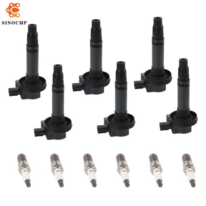 12Pcs Ignition Coils + Iridium Spark Plugs CY01-18-100A DG520 UF553 For Ford Mustang Lincoln Mazda