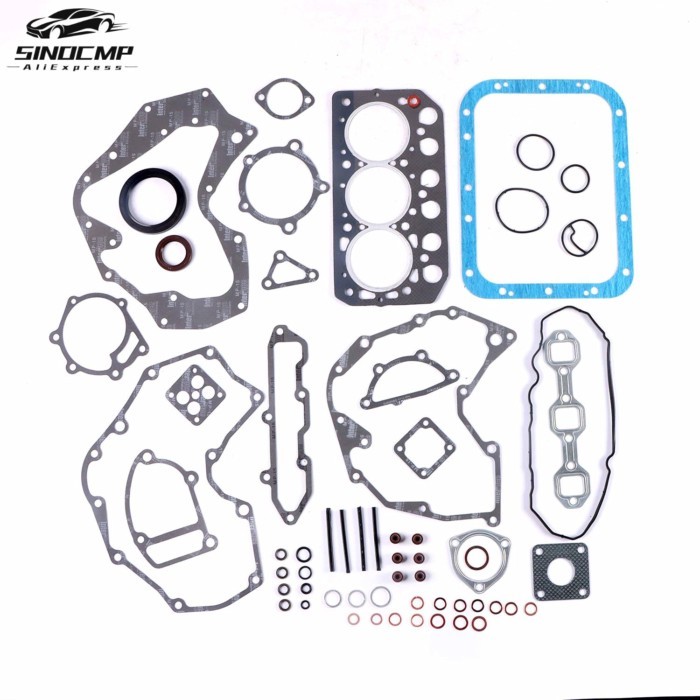 AG-31B01-23200 Overhaul Gasket Kit For Mitsubishi S3L S3L2 S3L2-E Peljob EB250 EB300 EB306 Engine O