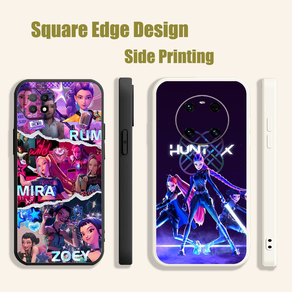 ปลอกสําหรับ OPPO Reno 6 Reno 7 7z 5K A16E A16K A94 Kpop Demon Hunters Cast อะนิเมะ Rumi Zoey UPC02 เ