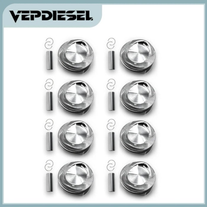 8x Engine Pistons Rings Set for Jaguar XJ 508PN 5.0L Auto Engine Parts with 3 Months Warranty New