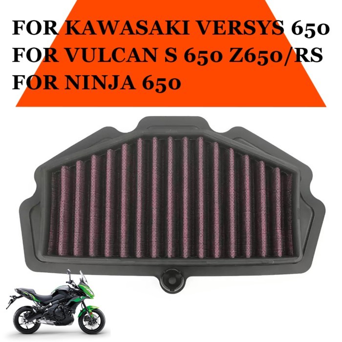 Motorcycle Air Filter Element Cleaner For Kawasaki Versys 650 Vulcan S 650 S650 Z650 Z650RS Z 650 R