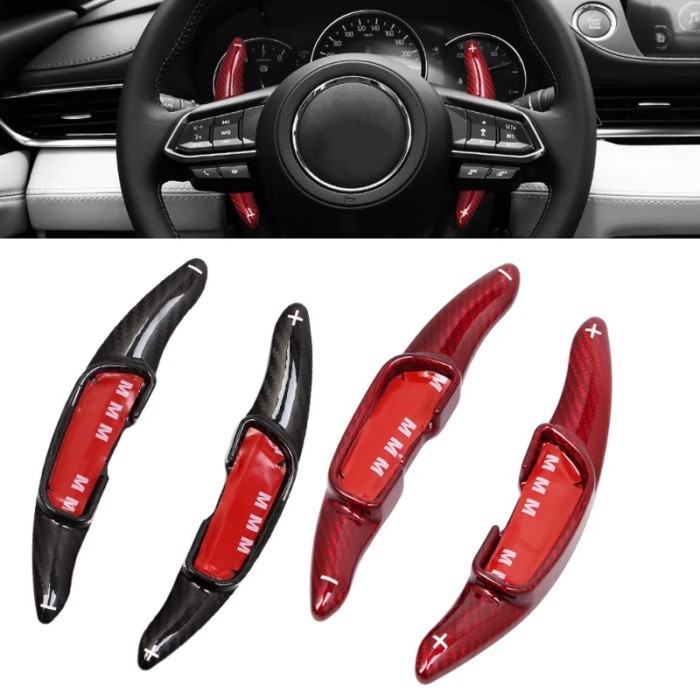 Carbon Fiber Car Paddle Paddle Shift Steering Wheel Shift Paddle Extension Shifter For Mazda 3 6 CX