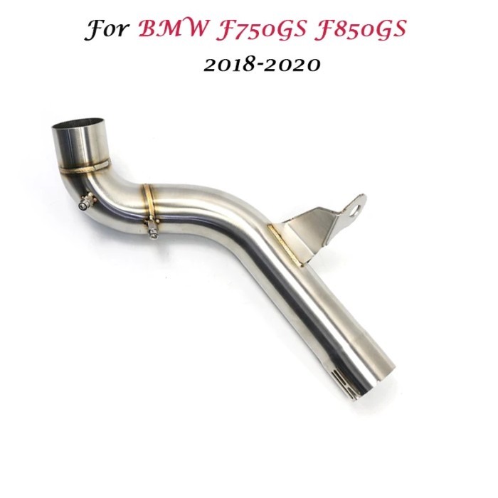 NR-Motorcycle Exhaust Pipe Muffler For BMW F750GS/F850GS 2018-2020 51Mm Exhaust Modified Middle Sec