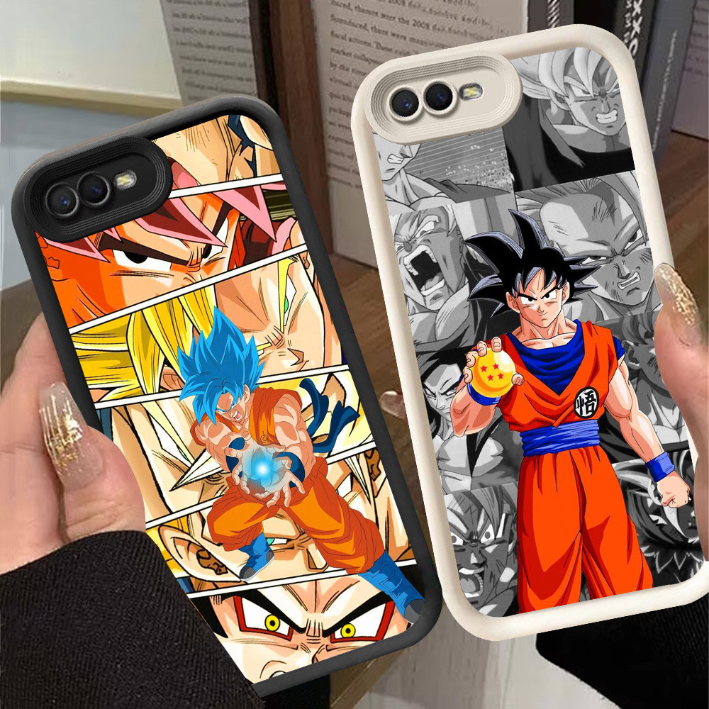 G-42 Dragon Ball Casing สําหรับ OPPO A1K A39 A3S A83 A12E A37 สีดําและสีขาว