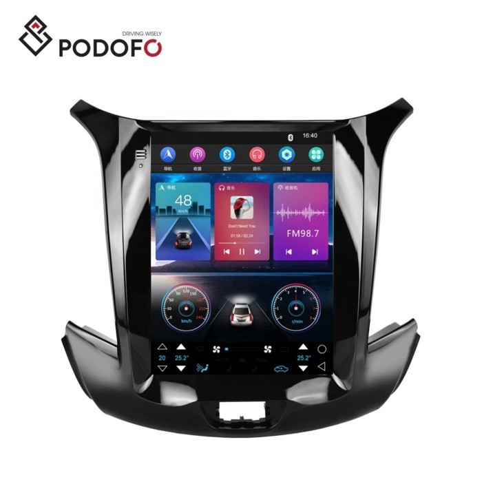 Podofo 9.7" Car Radio For Chevrolet Cruze 2015-2017 CarPlay Android Auto GPS WiFi BT FM Android 13