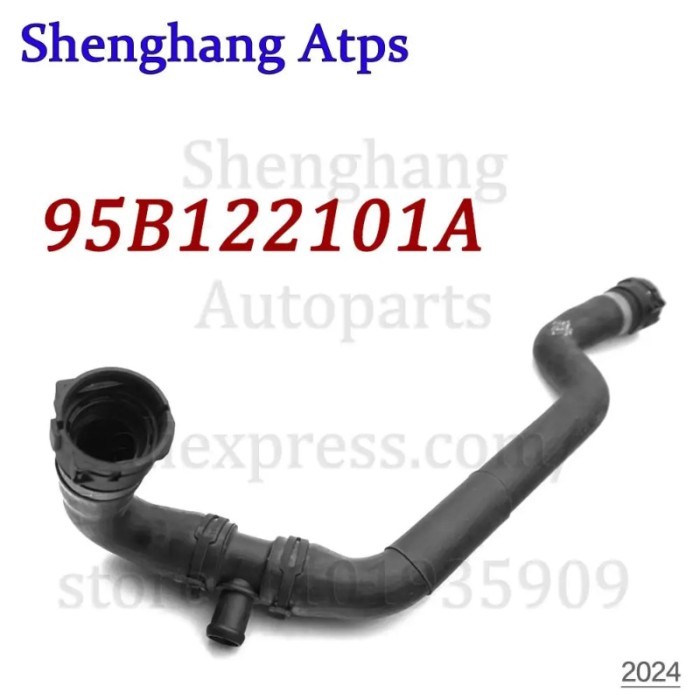 Upper Radiator Hose Engine Coolant Hose Tube Assembly For Porsche Macan 95B 2.0T 95B122101A 95B-122