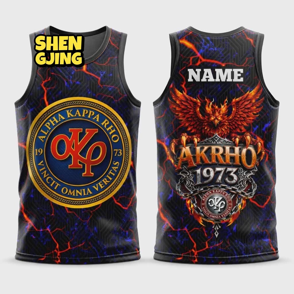 (การปรับแต่งฟรี)2026 AKP FRA 53nd ANNIVERSARY TSHIRT Alpha Kappa Rho 1973 V34 53th Skeptron ดีไซน์ให