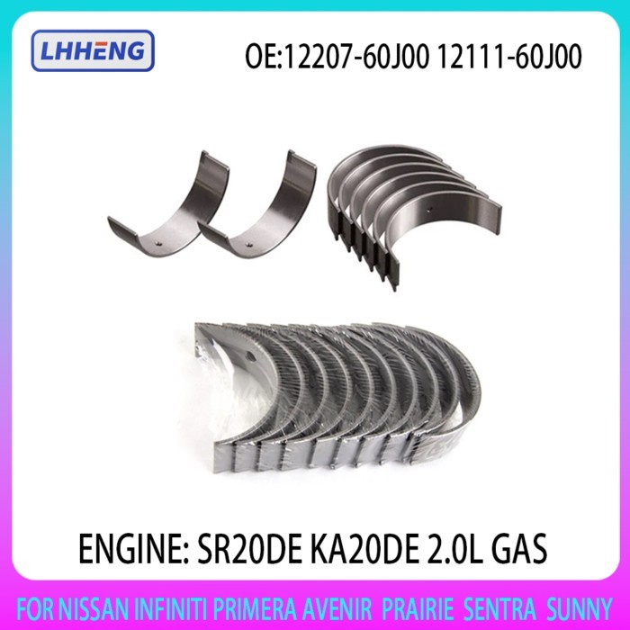 Engine bearings Crankshaft bearings Connecting rod bearings Fit For NISSAN INFINITI SR20DET SR20DI