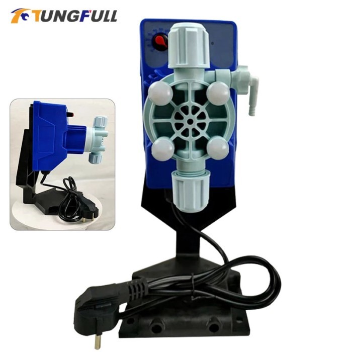 Dosing Metering Pump Automatic Electromagnetic Diaphragm Metering Pump Water Treatment Liquid Acid
