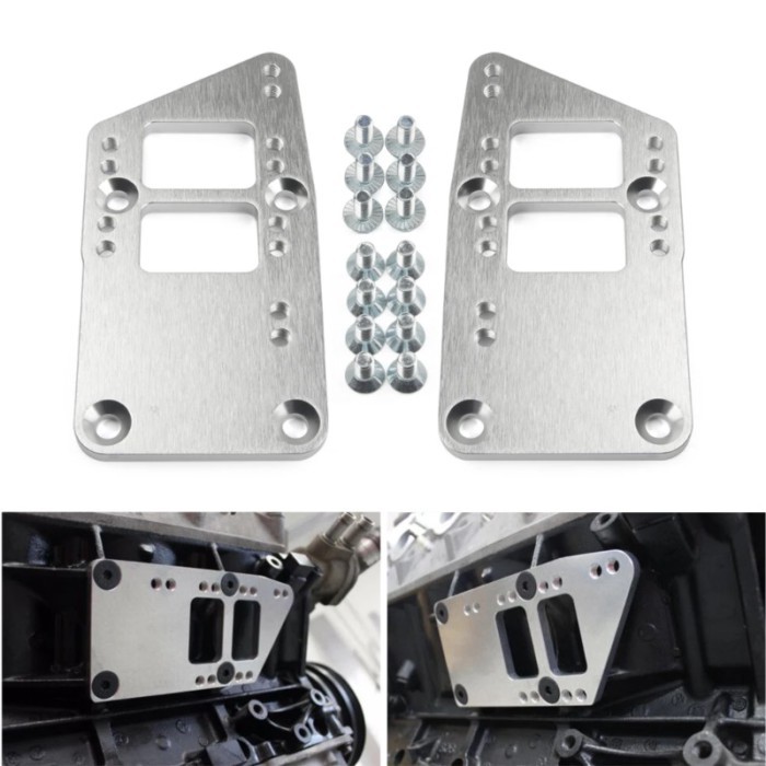 NEW High Quality LS Engine Mounts Billet Aluminum LS Swap Kit LS Adapter Plates Kit LS2 LS3 LS6 for