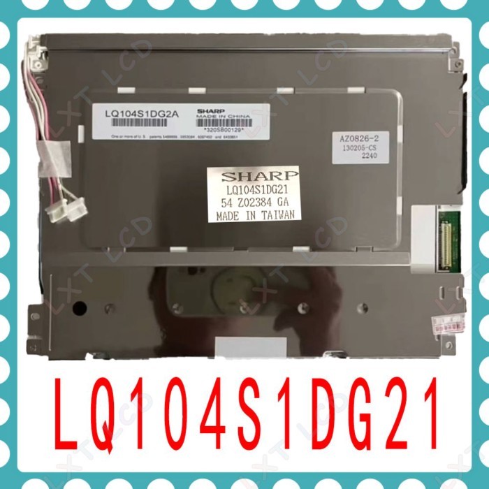 Original New LQ104S1DG21 LQ104S1DG2A W2502-3 10.4 Inch Industrial TFT LCD Display Screen Panel 41 P