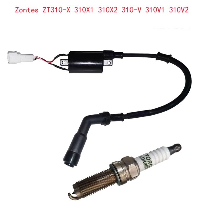 New  Motorcycle High Pressure Package Fire Plug For Zontes ZT310-X 310X1 310X2 310-V 310V1 310V2 31