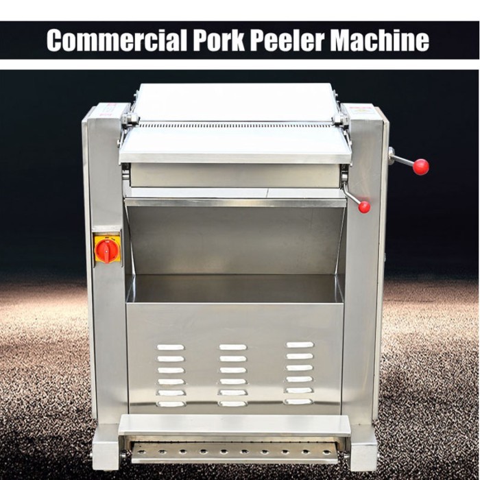 110V 220V Beef Skin Removing Machine Stainless Steel Meat Peeler Pork Skin Peeling Machinery  ﻿
