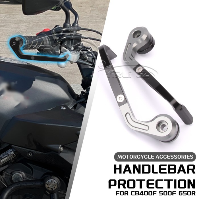 For HONDA 400F 500F 650 R NEW Brake Lever Guard CNC Aluminium 400 F 500F 650R 500 Universal 7/8 " H