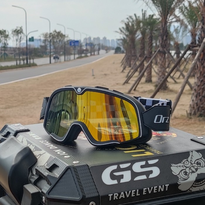 Motorbike Goggles Adult Motorcycle Biker Glasses for the Men Women Motorbike Helmet Sunglasses Vint