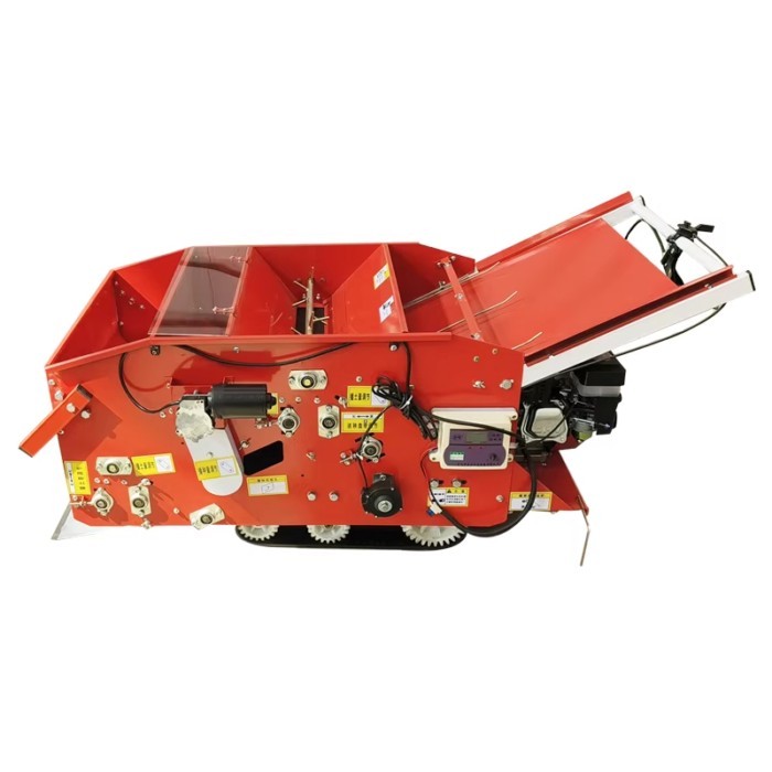 Rice Seedling Tray Machine Automatic Electric Fuel-Powered Dry Seedling Rice Seedling Tray Sowing a