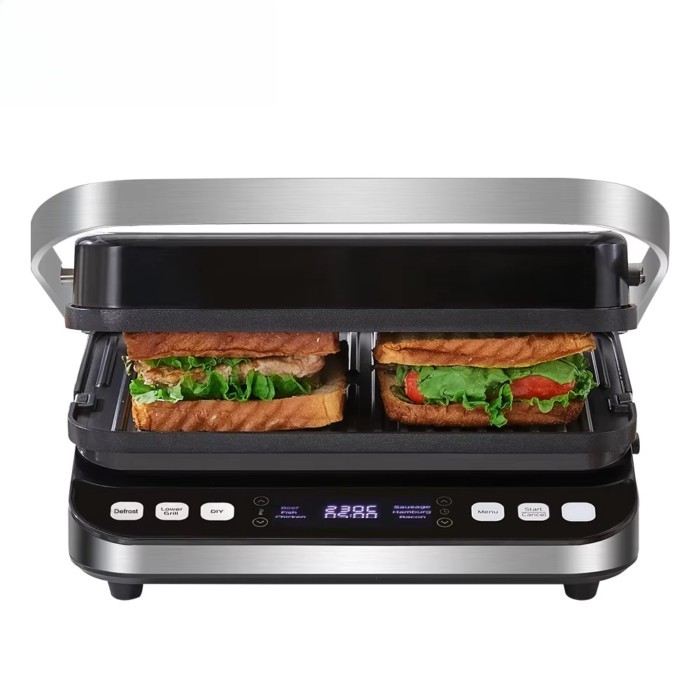 2000W BBQ Grill Household Kitchen Appliances Barbecue Electric Grill Sandwich Press Contact Grill/P