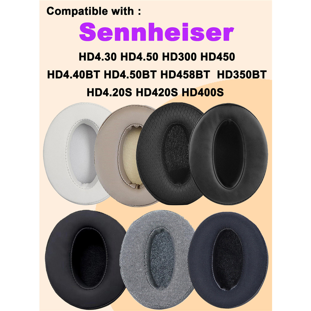 เหมาะสําหรับ Sennheiser HD4.50 HD4.50BT HD4.40BT HD4.30 HD4.20S HD450 HD458BT HD420S HD400S HD350BT 