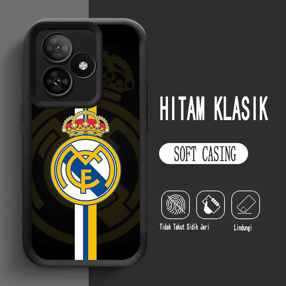 Y-3 R_Real_Madrid ปลอกซิลิโคนสําหรับ Realme GT NEO6 SE C63 Narzo N61 N55 6 N53 C33 5G กรณี