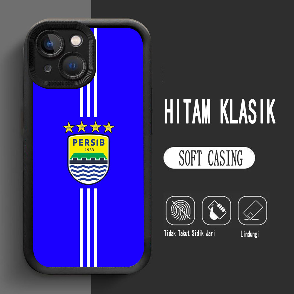 เคสสําหรับ iPhone X 17 15 XR XS 16 Pro Max Soft L-1 Persib