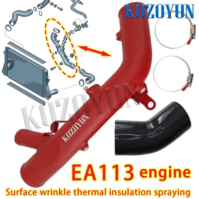 Turbo Throttle Pipe charge discharge pipe For Audi TTS A1 A3/S3 2.0T MK2 EA113