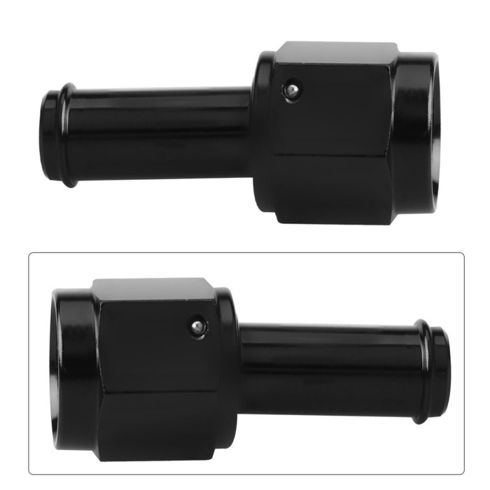 Universal AN6 Female to 3/8" Barb 6AN Female to 5/16" Barb Straight 90 Degree Fuel Hose Swivel Fitt