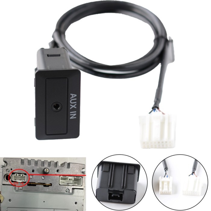Car AUX Audio Interface 16Pin TD74-66-DFX For Mazda CX-9 2006-2012 For Mazda 3 2009-2012 Aux Stereo
