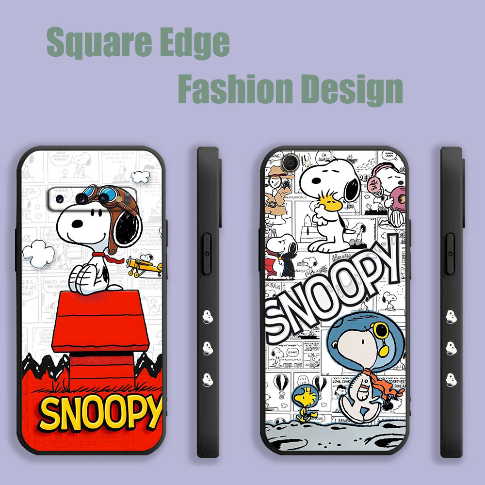 ปลอกสําหรับ Samsung A15 A25 S24 Ultra A55 S23 FE A35 Galaxy S24 Fe A56 Snoopy Drawing HFD08 เคสโทรศั