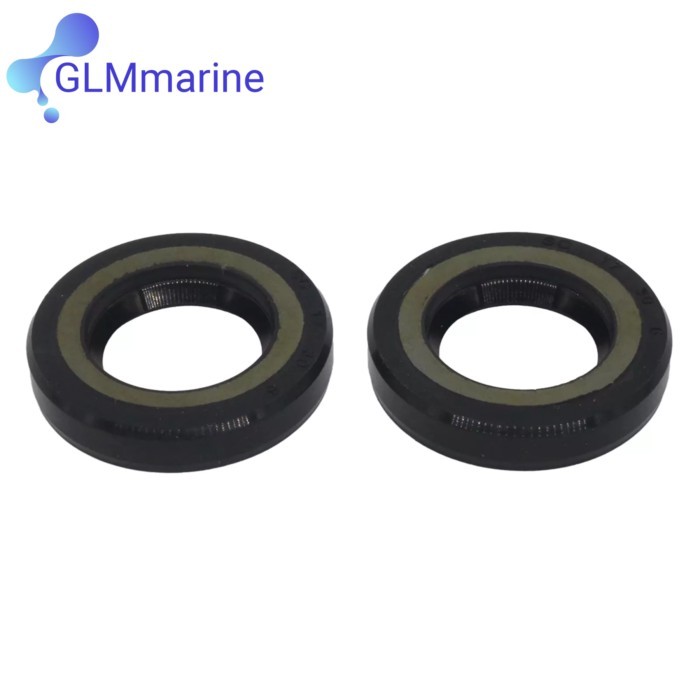 2Pcs Prop Shaft Oil Seal 93101-17054-00 for Yamaha Outboard 8HP 9.9HP 15HP 20HP Engine Replacement