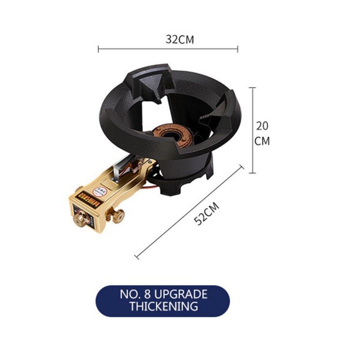 Commercial Fierce Fire Gas Stove Single Gas Stove Wok Burner Energy-saving Kitchen Gas Stove Cookto