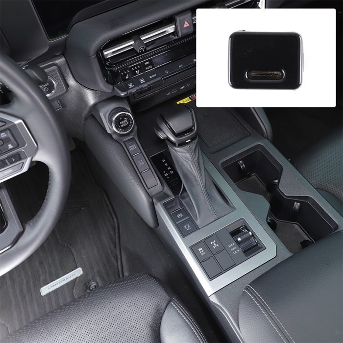 For Toyota Prado 2024+ model gear shift lock release button cover gear lock cover small button abs