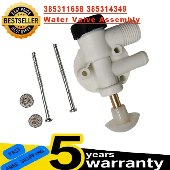 385314349 For Dometic Sealand EcoVac Vacuflush Pedal Flush Toilets RV Water Valve Assembly Camper T