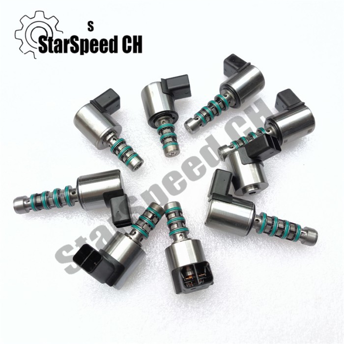 9pcs/set Original DL382 0CK Transmission Valve Body Solenoid Kit For Audi Q5 A5 A6 A7 0CL 0CJ Gearb