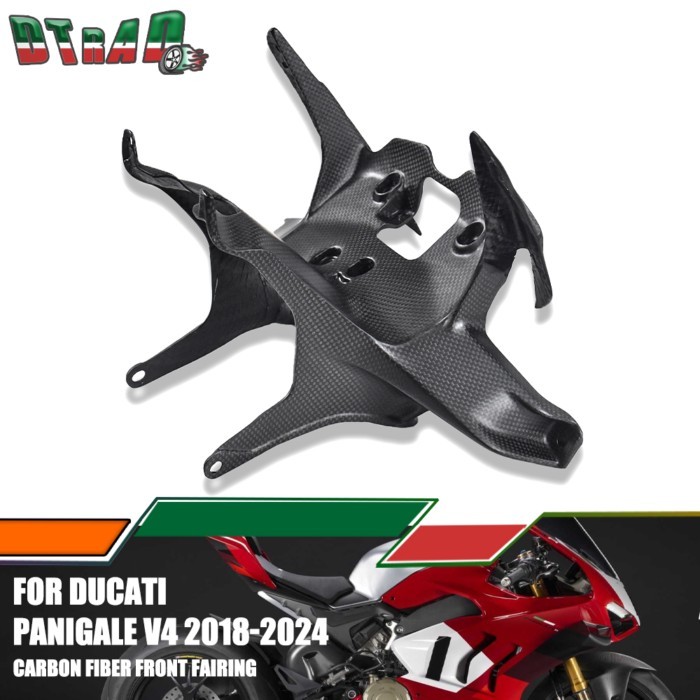 For DUCATI Panigale V4 V4S V4R 2018-2023 2024 Carbon Fiber Headlight Bracket Holder Front Fairing M