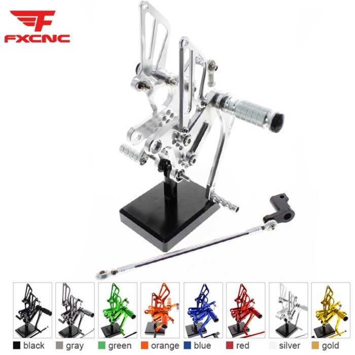 For Honda NSF100 NSR50 2004-2010 Aluminum  Adjustable Motorcycle Rearset Footrest Footpeg Rear Set