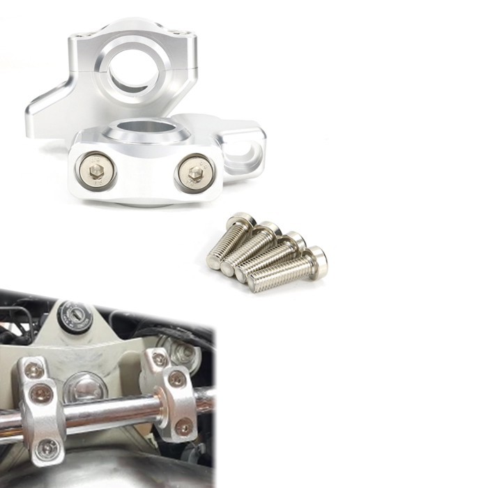 For Suzuki V-Strom Bandit GSF GSR B-King GSX GSX-S DR-Z VanVan GN SV650 22mm 7/8" Handle Bar Mount