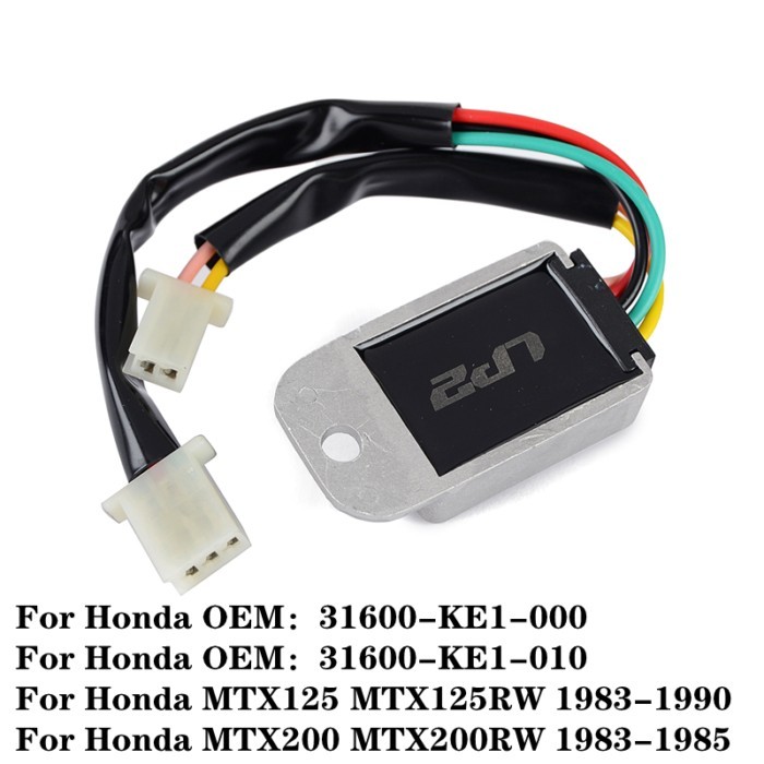 Regulator Rectifier For Honda MTX125 MTX200 MTX 125 200 MTX125RWD MTX125RWE MTX125RWF MTX200RWD 316