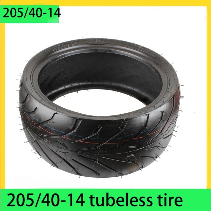 205/40-14 Inch Wheel Tubeless Tyre Tire for Buggy Quad Bike 50cc 110cc 150cc 200cc Cargo ATV Go kar