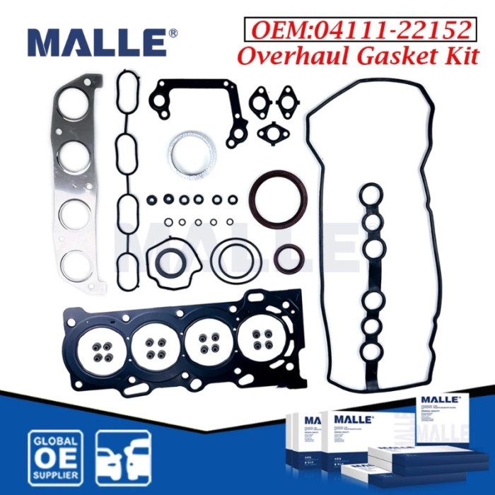 1ZZ Engine Overhaul Rebuilding Gasket Kit For Toyota Corolla Rav4 ZZE122 ZCA25 1ZZ FE Car Accessori