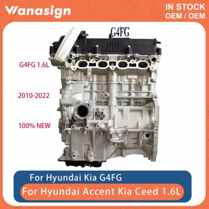 Engine Assembly Long Cylinder Block Fit 1.6L For Hyundai Accent Veloster Kia Rio Soul Ceed G4FG 1.6