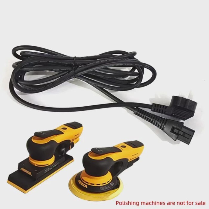 Power cord（4 M）for Mirka Electric Sandpaper Machine Dry Grinder Universal Power Tool Accessories 10