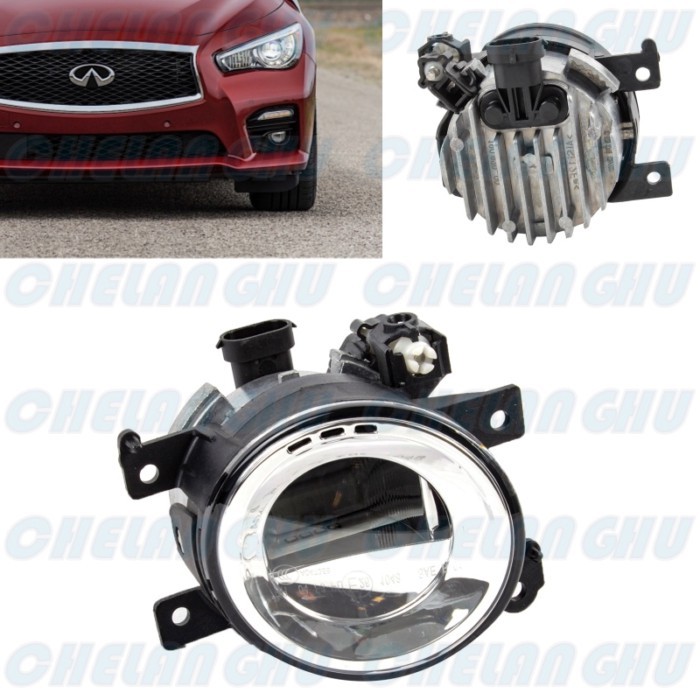 For Infiniti Q50 QX50 Q70 2015 2016 Car accessories Left Side Front Bumper Fog Lights Lamp 19-6083-