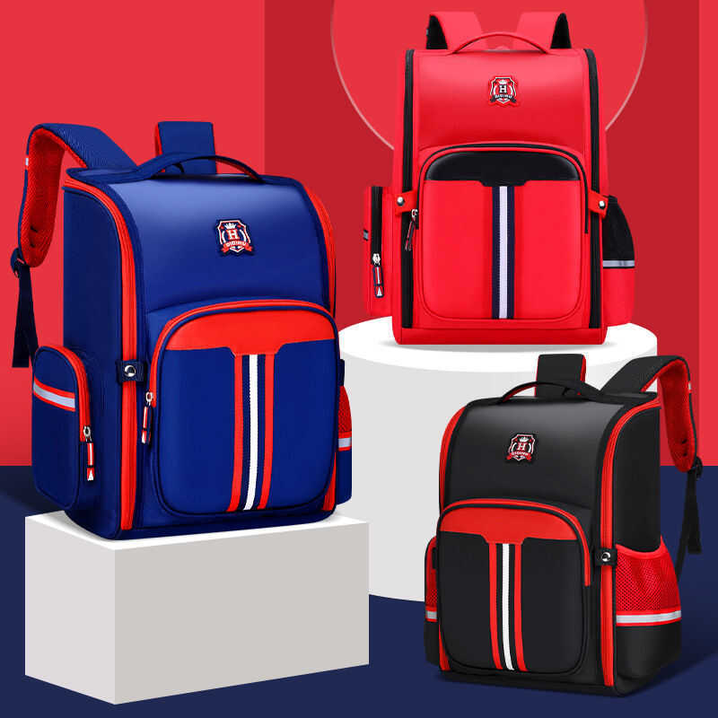 C Milu Primary School Students School 1-3-6 Grade Double Shoulder British Spine Protection Wholesal