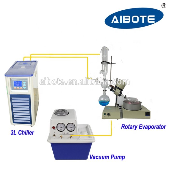 2L Vacuum Rotary Evaporator Price With Chiller Pump